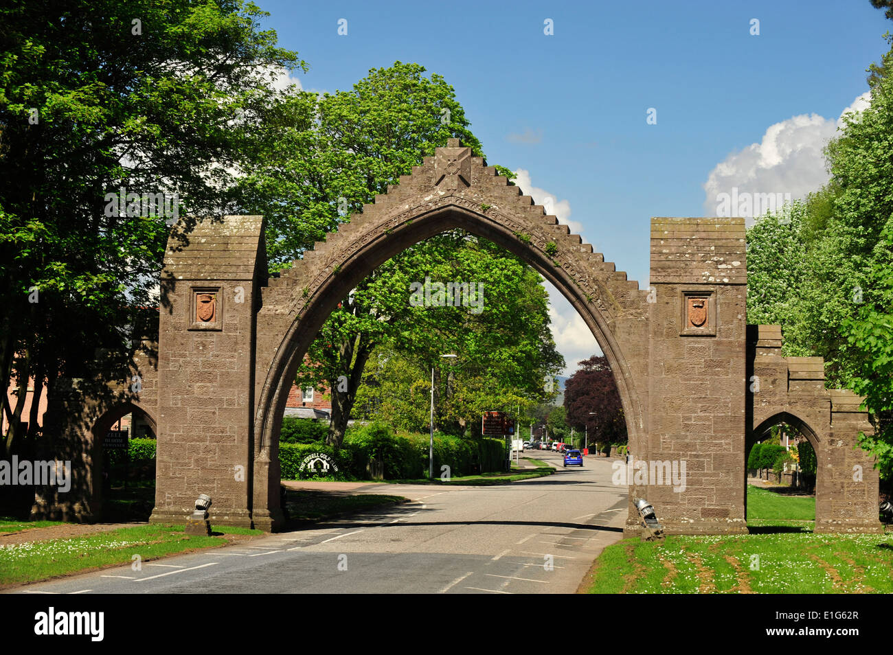 Edzell Dalhousie Arch, Angus, Scotland Stock Photo Alamy