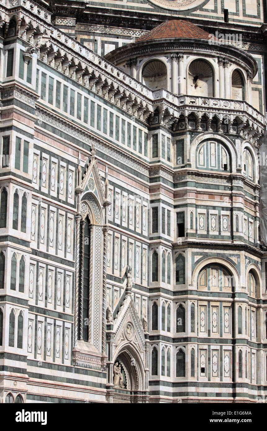 Santa Maria del Fiore cathedral in Florence, Italy Stock Photo