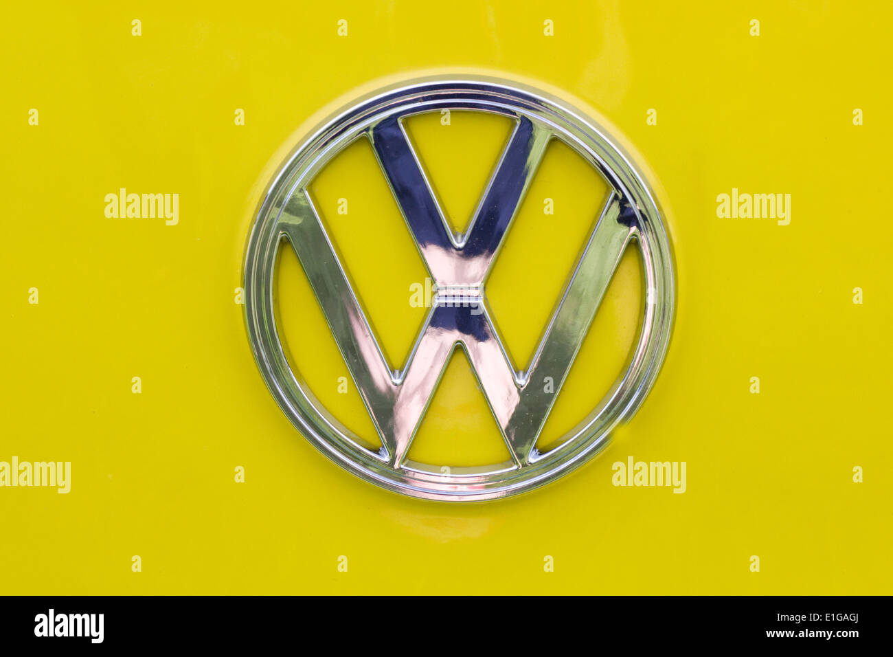 VW Volkswagen camper van, abstract Stock Photo