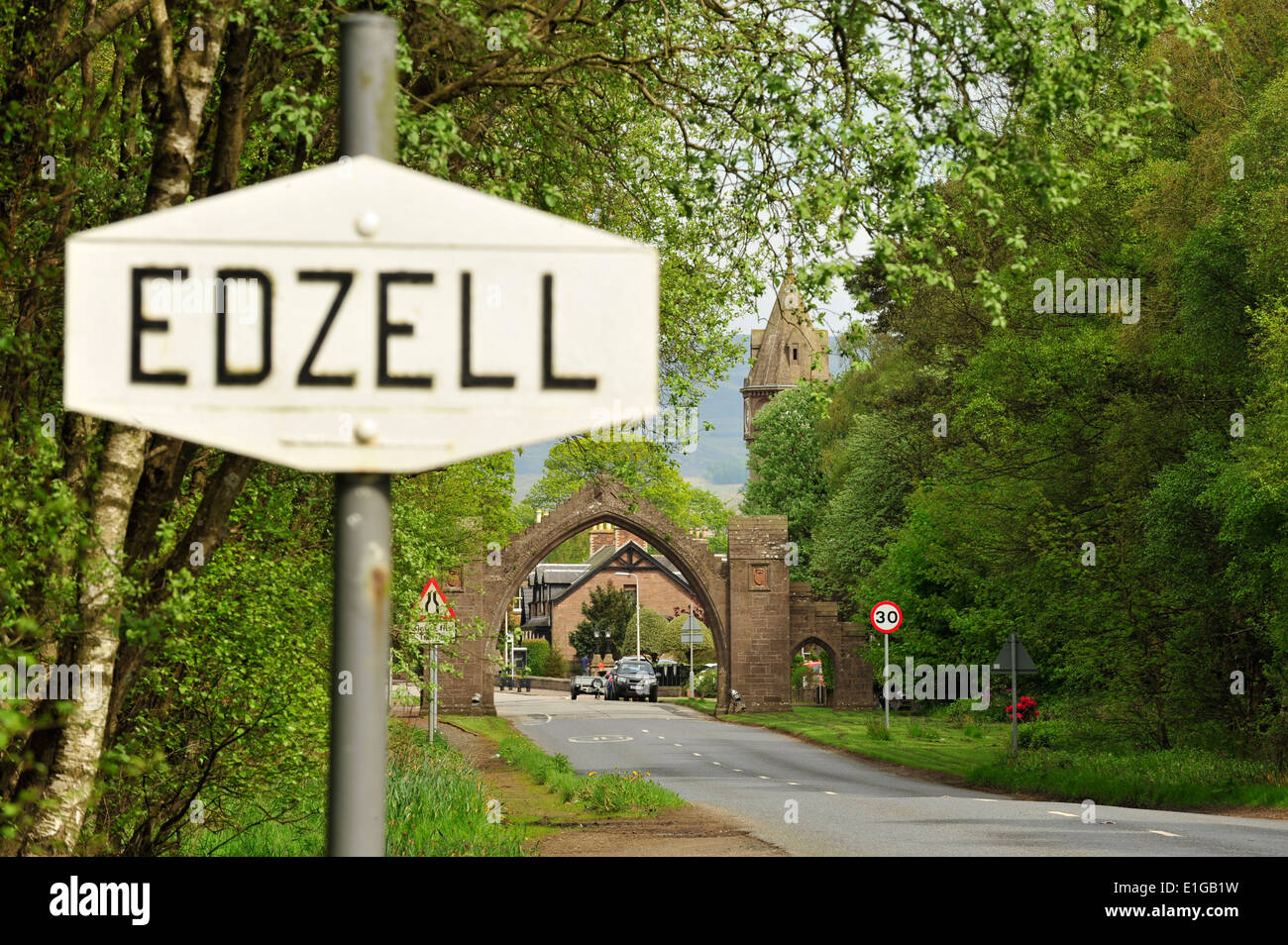 Edzell Dalhousie Arch, Angus, Scotland Stock Photo Alamy