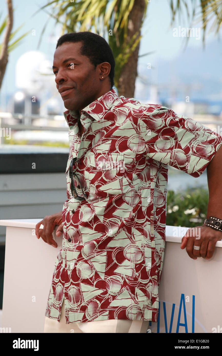 Actor Isaach De Bankolé at the photo call for the film Run at the 67th Cannes Film Festival, Saturday 17th May 2014, Cannes Stock Photo