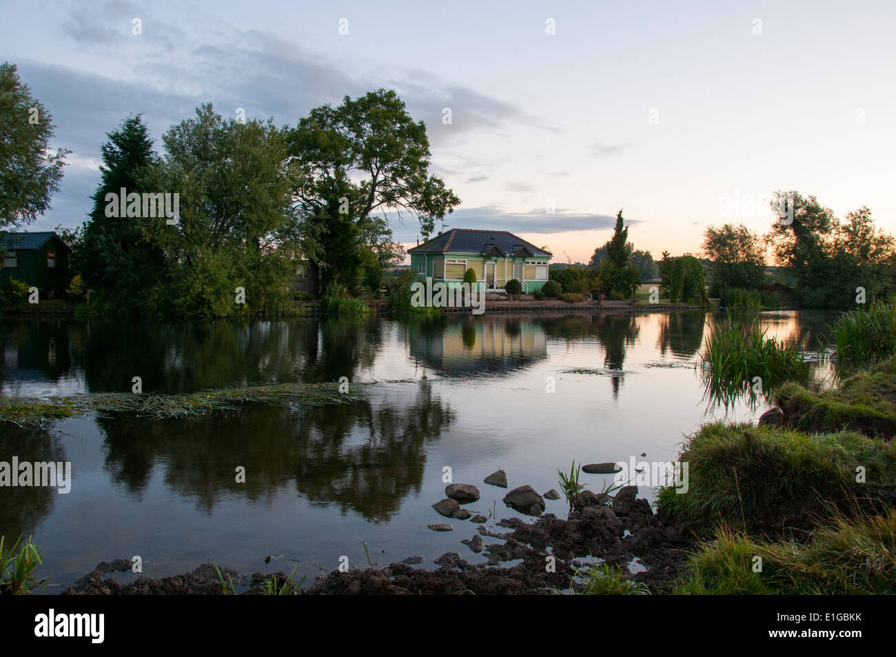 Sunrise at Zouch, Nottinghamshire England UK Stock Photo