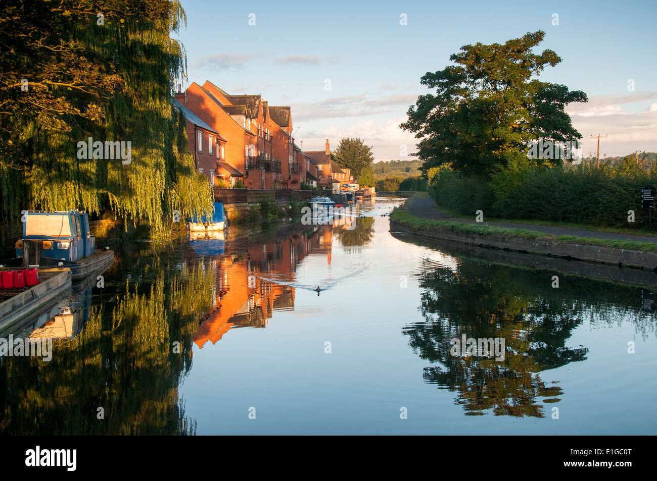 Sunrise at Zouch, Nottinghamshire England UK Stock Photo
