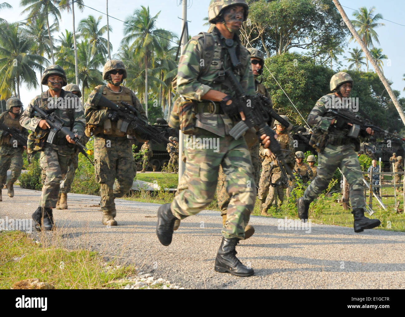 Malaysian army hi-res stock photography and images - Alamy
