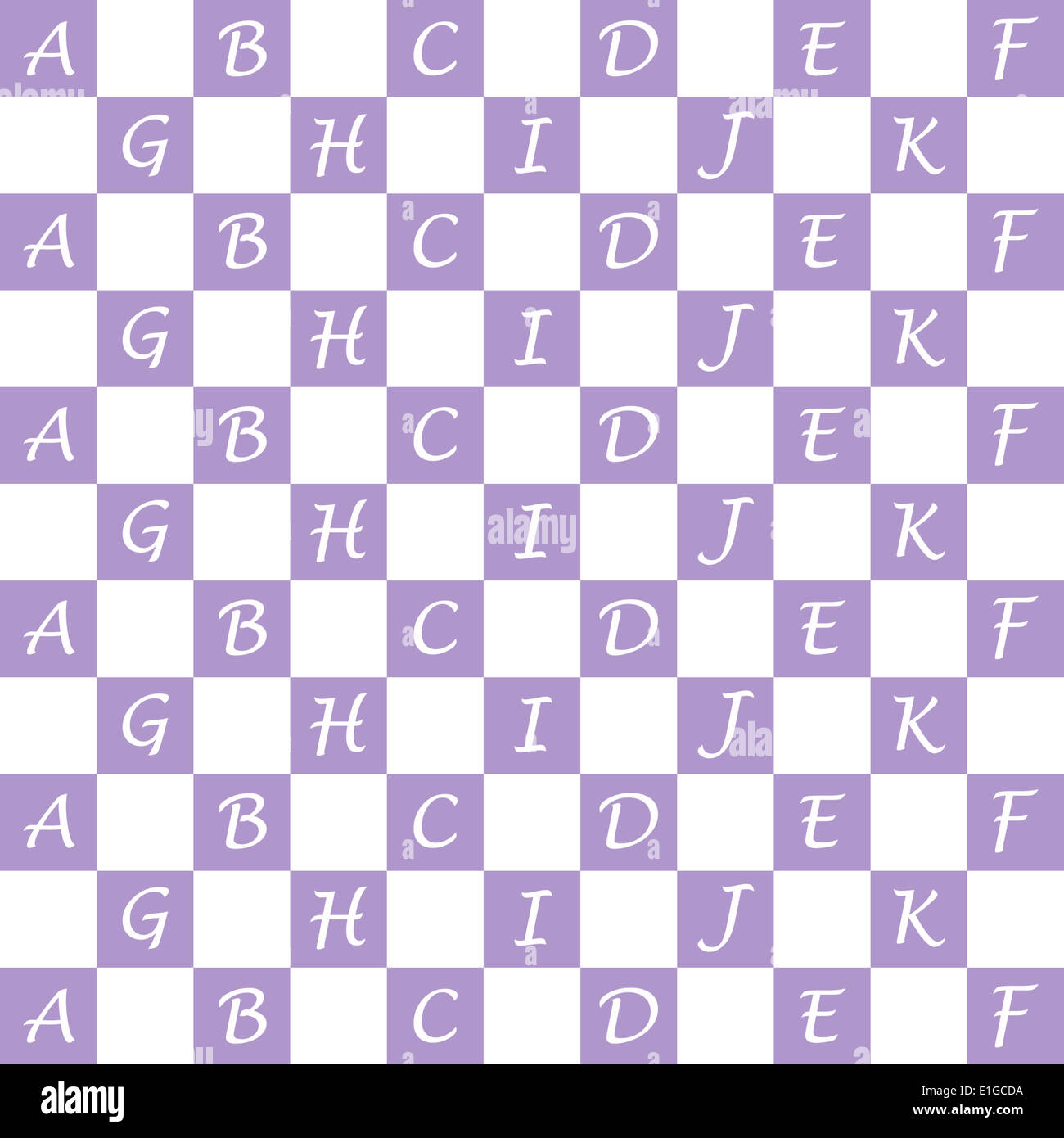 Background of seamless alphabet pattern Stock Photo