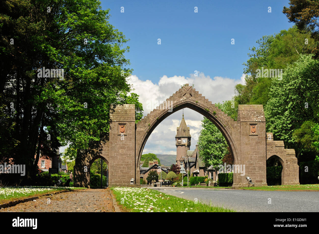 Edzell Dalhousie Arch, Angus, Scotland Stock Photo Alamy
