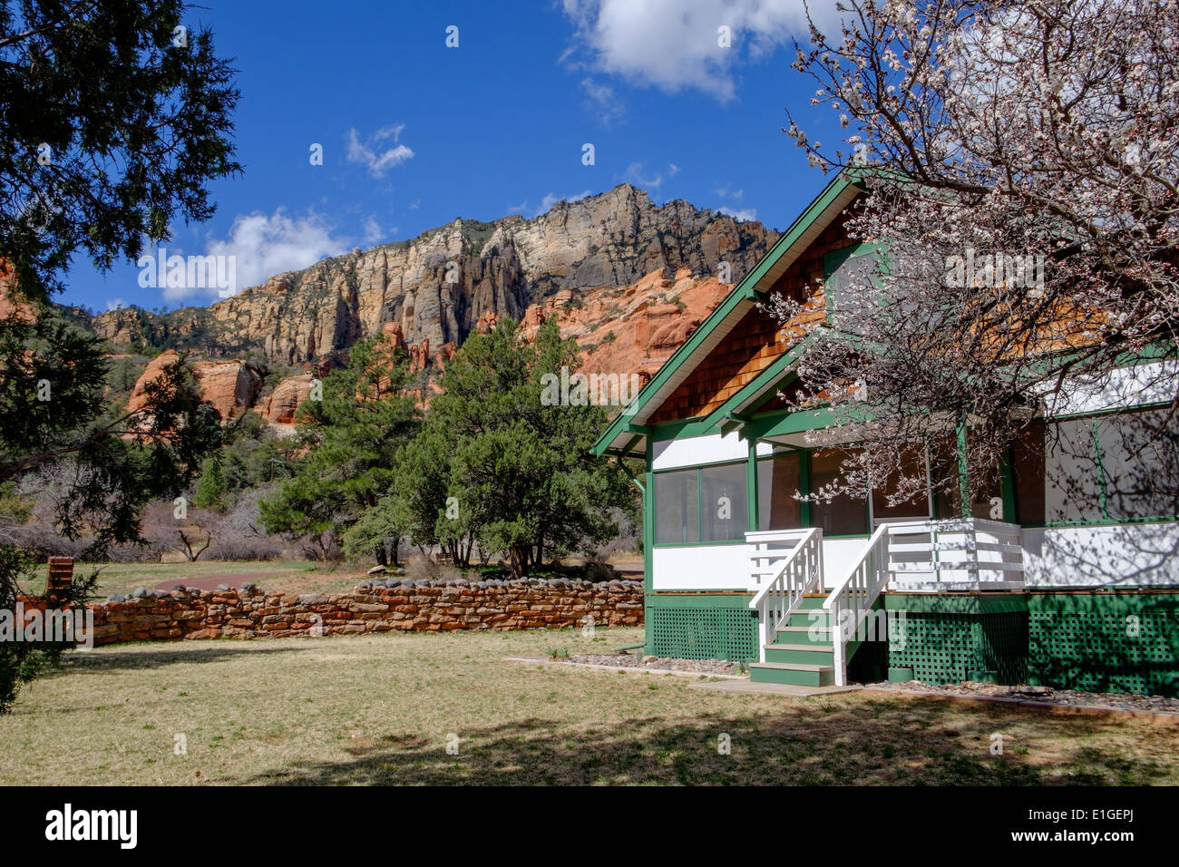 The Pendley Homestead and orchard at Slide Rock State Park in Oak Creek