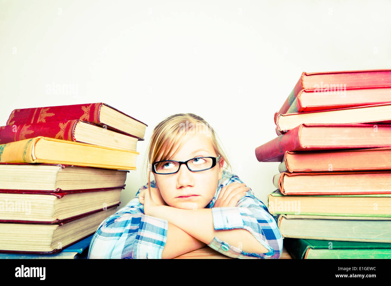 School stress hi-res stock photography and images - Alamy