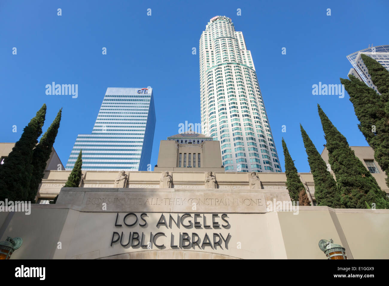 Los Angeles California,Downtown,city skyline cityscape,Los Angeles