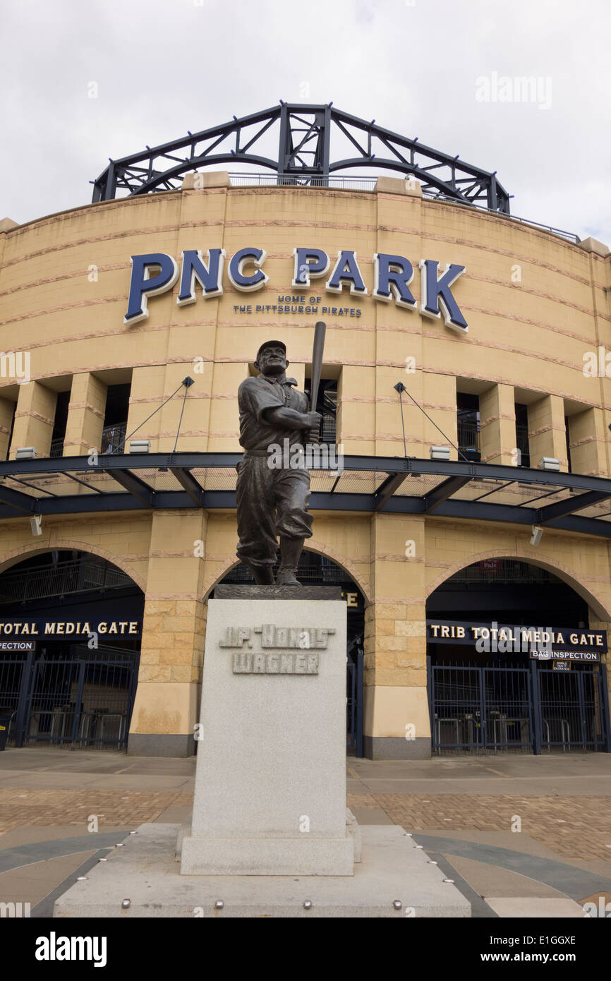 Pittsburgh - PNC Park: J.P. Honus Wagner, This statue of …