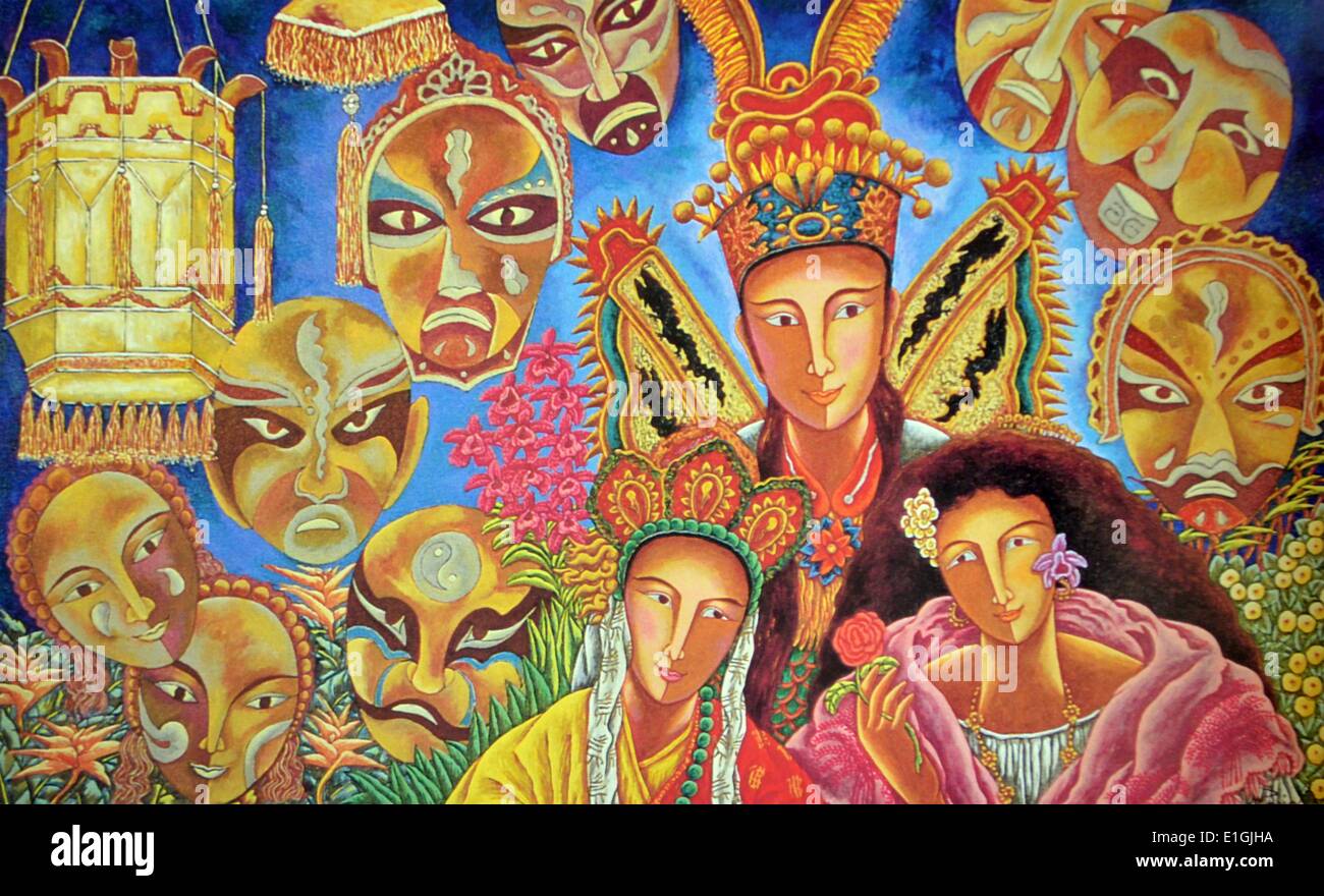 Philippines filipino art asian art mario parial music arts hires stock