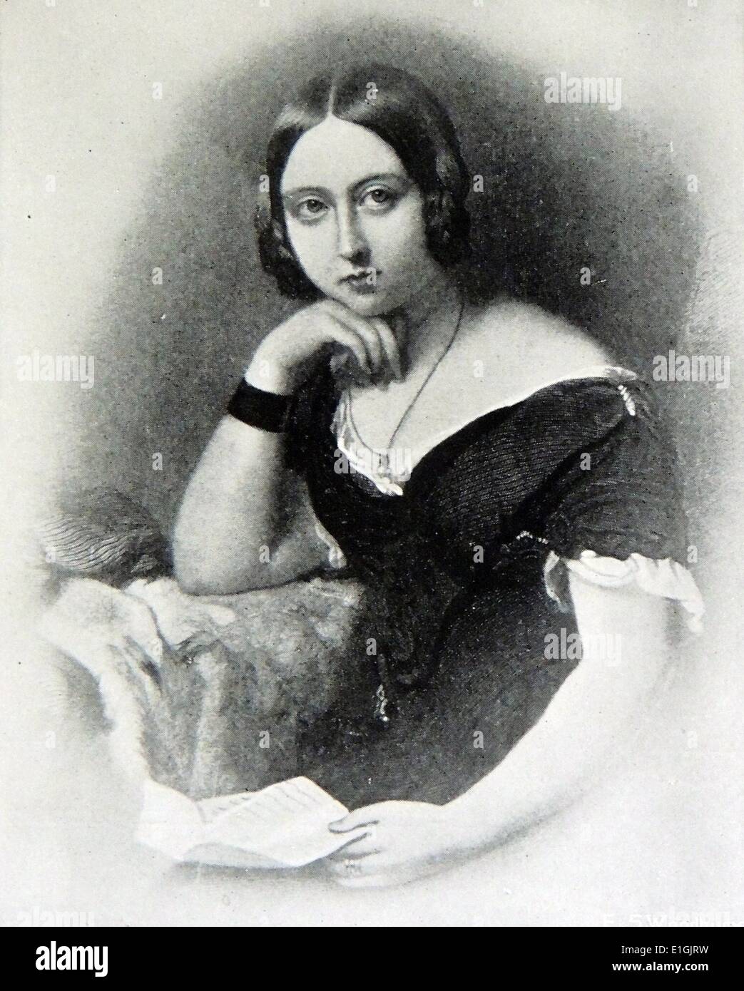 Queen Victoria (18191901) Portrait of Queen Victoria in her first