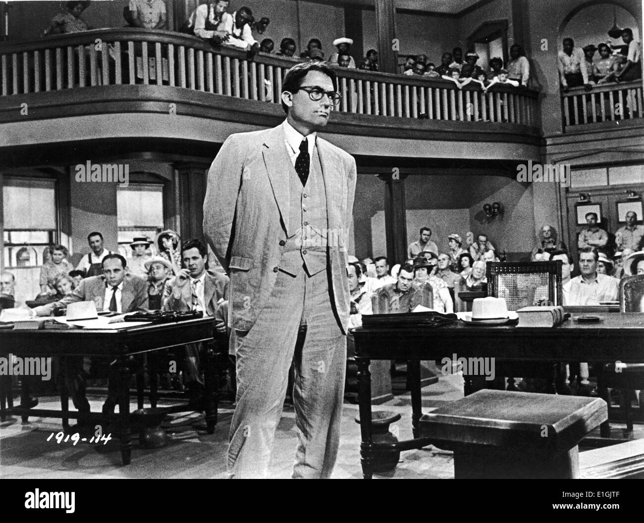To Kill a Mockingbird (1962) Courtroom drama film in which Atticus