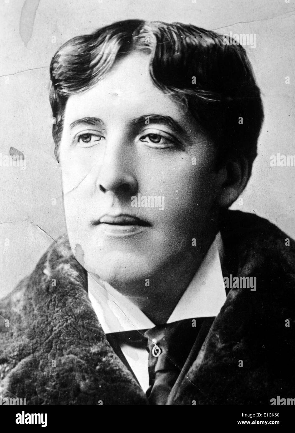 Oscar Fingal O'Flahertie Wills Wilde (16 October 1854 – 30 November 1900) was an Irish writer and poet Stock Photo