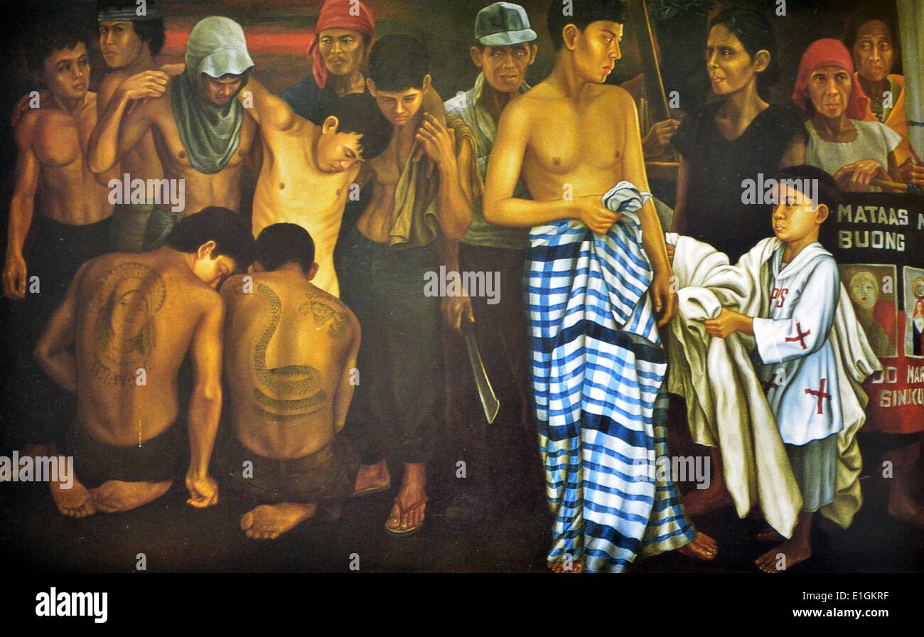 Renato R. Habulan, Pagbabalik-Tanaw,1991.  Oil on canvas, Stock Photo
