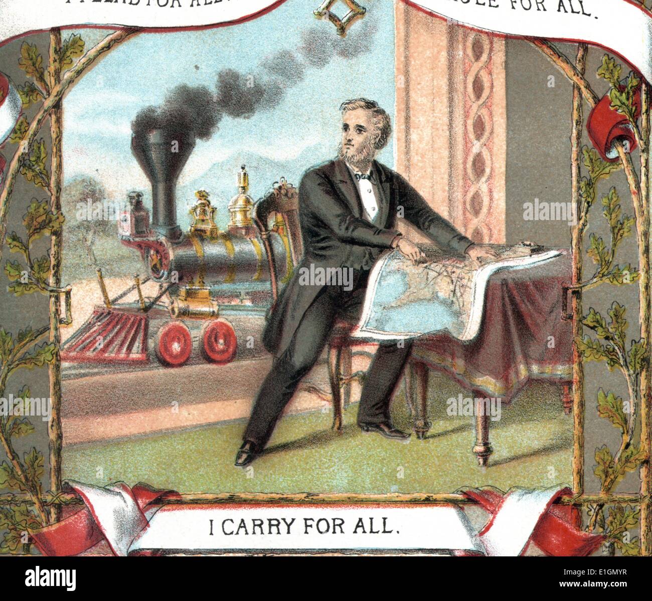 inspired by the Granger movement, depicts a railroad owner