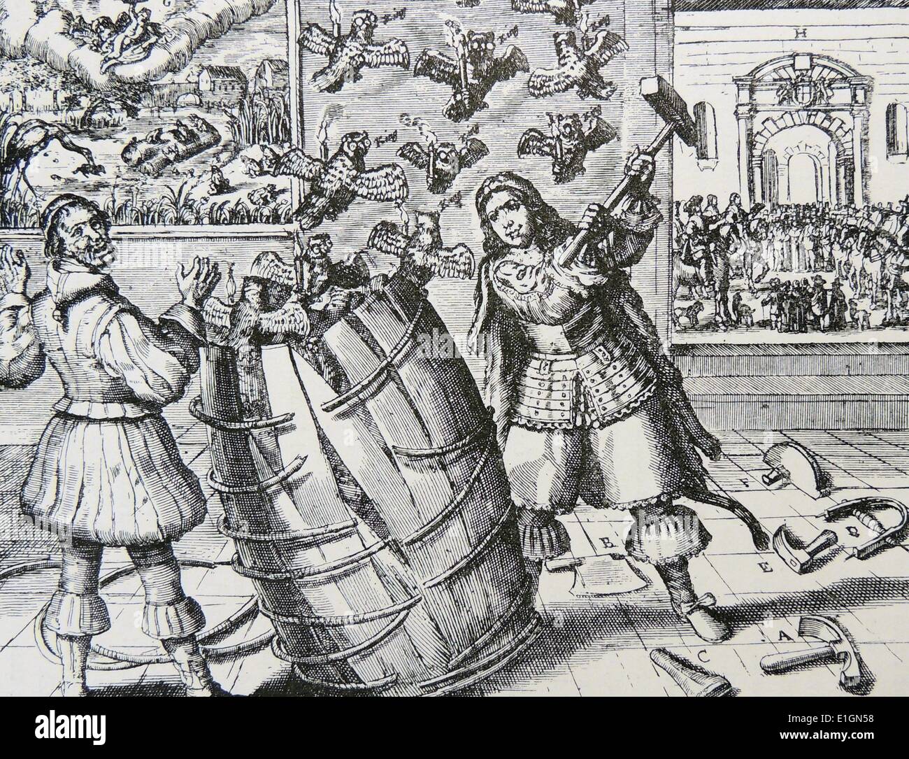 Dutch satire of 1659 on Richard Cromwell (16261712)son of Oliver