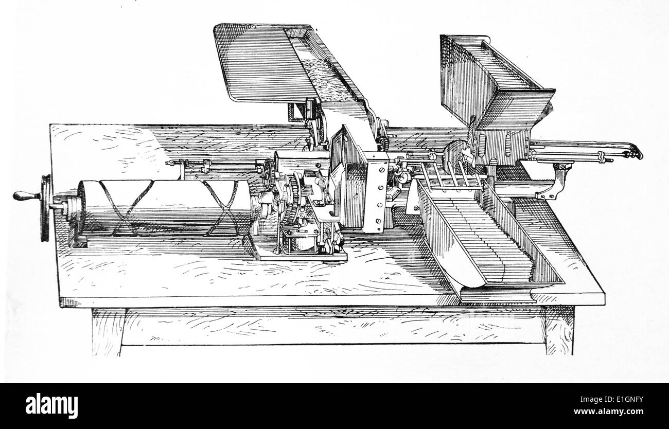 Cigarette makingmachine used by the Levant Cigarette Factory, St Mary