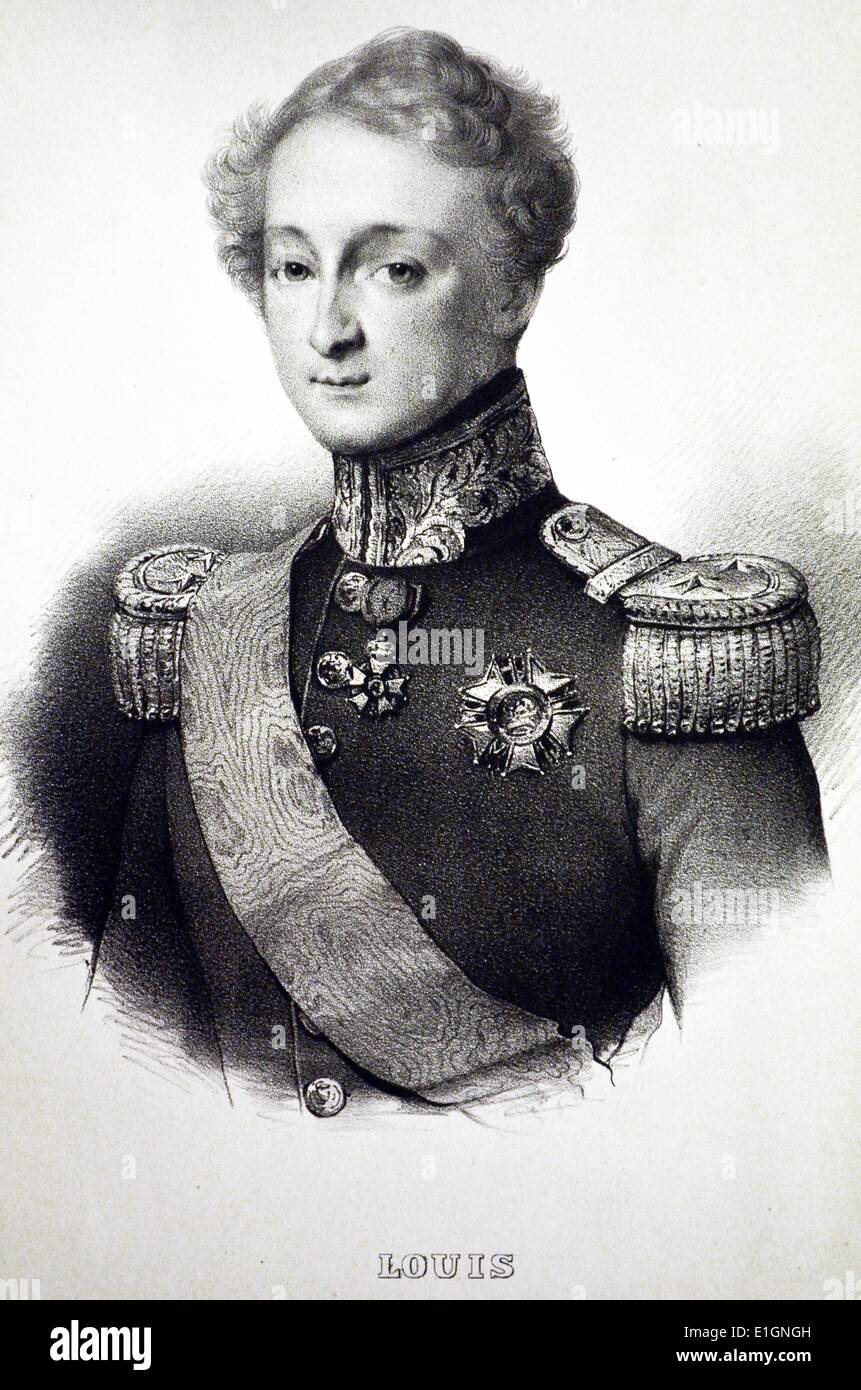 Portrait of Louis Philippe I (1773-1850) King of France, leader of the  Orléanist party and cousin of King Louis XVI of France. Dated 19th century  Stock Photo - Alamy