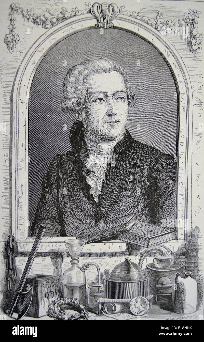 Antoine Laurent Lavoisier 1743 1794 French Chemist The - 