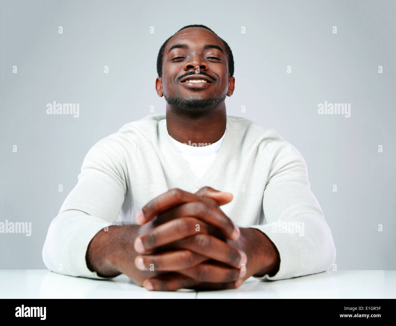Friendly happy black african man hi-res stock photography and images ...