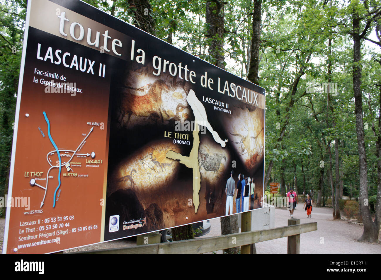 Entrance Of The Cave Of Lascaux Aquitaine Dordogne France Stock Entrance Of The Cave Of Lascaux Aquitaine Dordogne France Stock