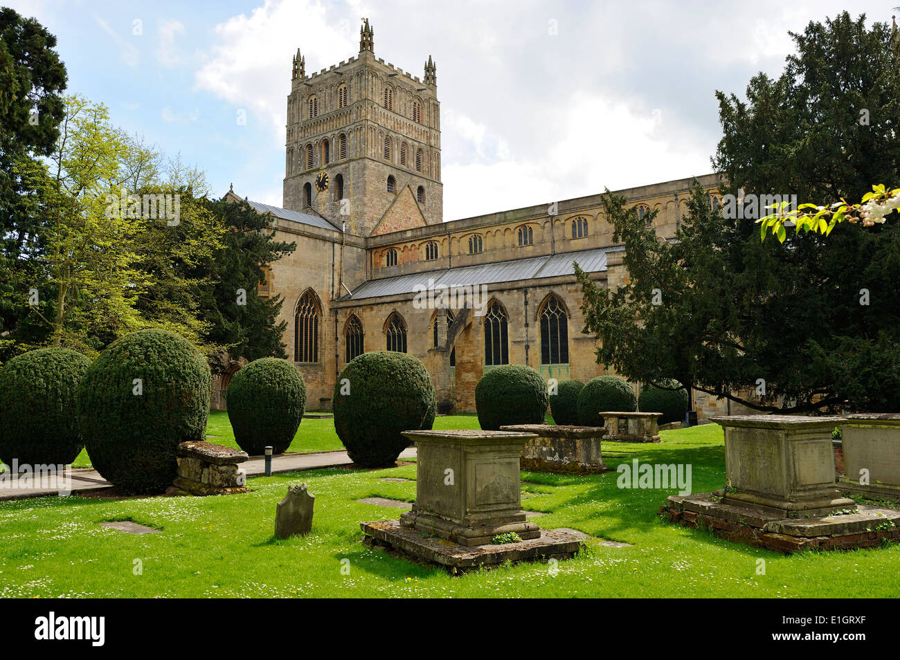 Tewkesbury Abbey, Gloucestershire, England Stock Photo Alamy
