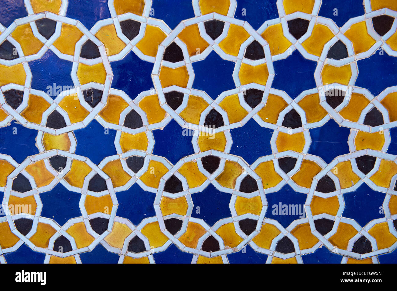 Uzbekistan, Tashkent, fine art museum, ceramic detail Stock Photo