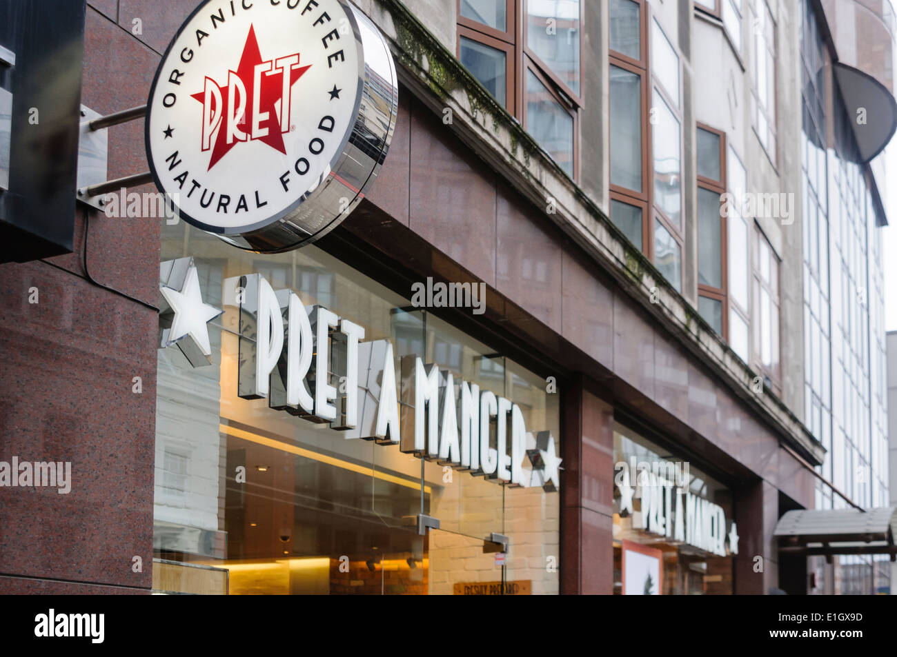 Pret a Manger store Stock Photo