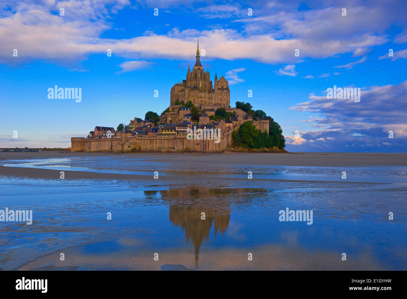 MontSaintMichel, Benedictine abbey . Manche, BasseNormandie, France