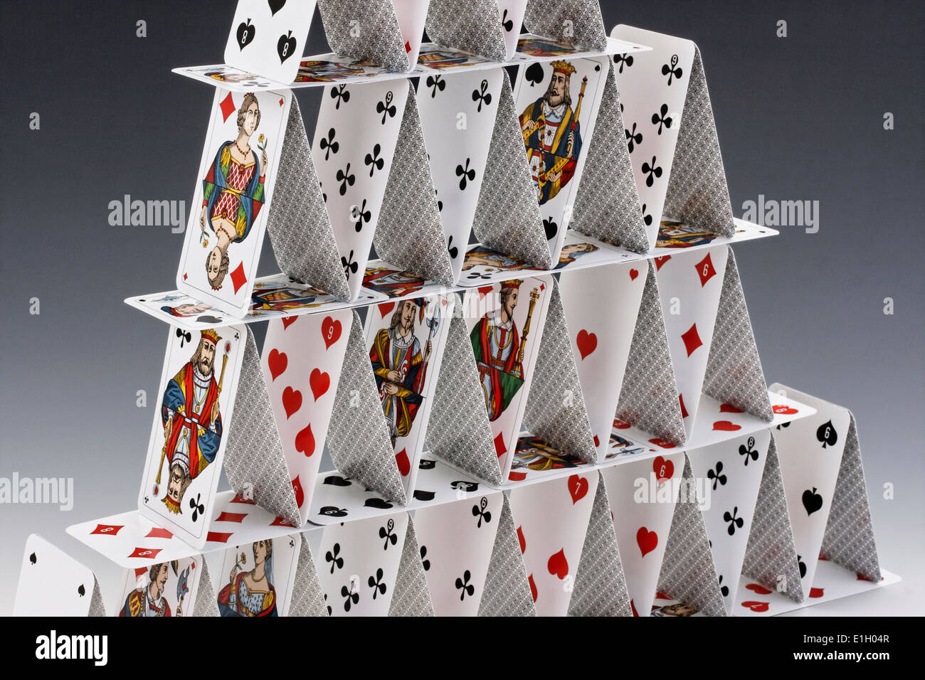 house of cards Stock Photo