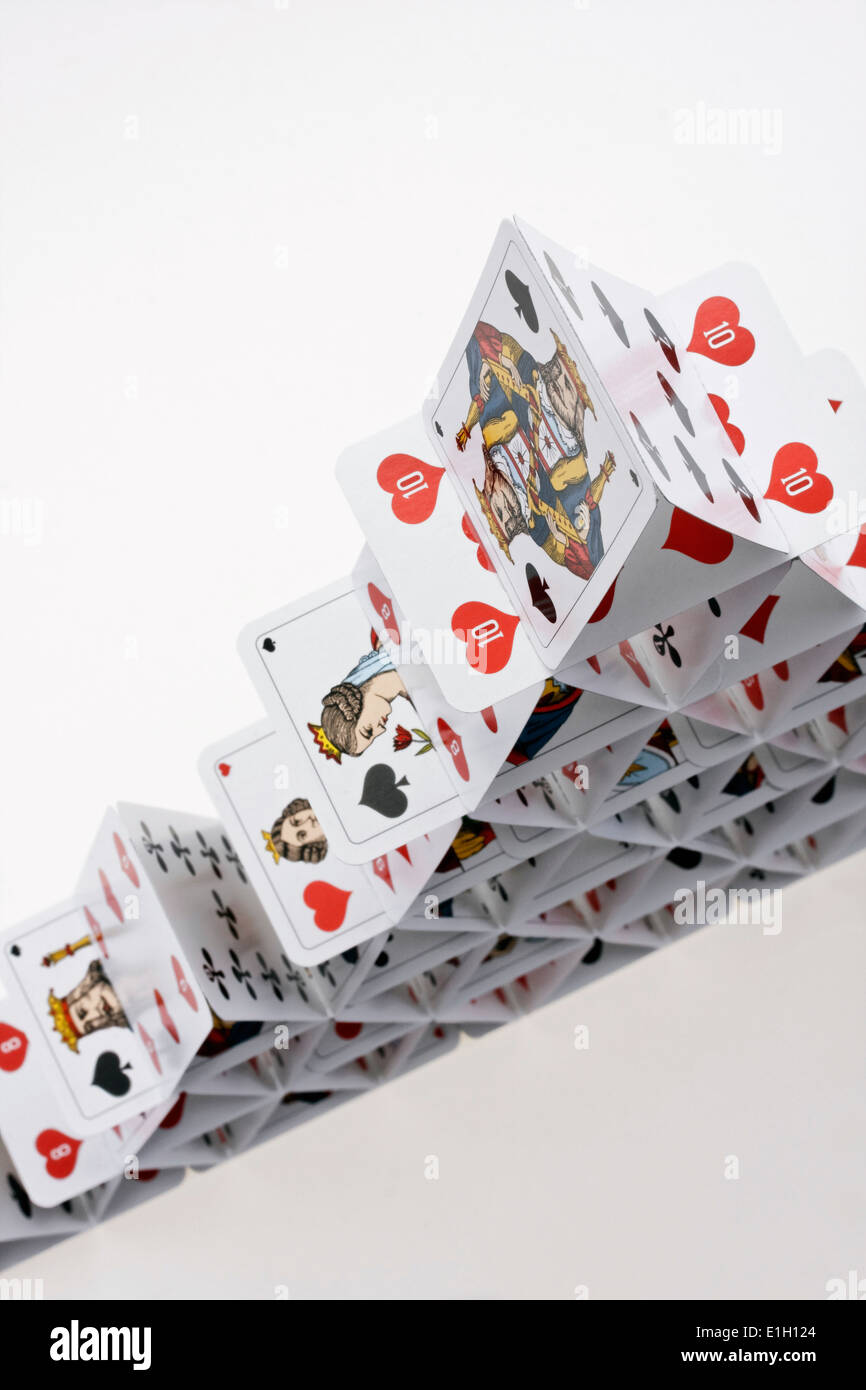 house of cards Stock Photo