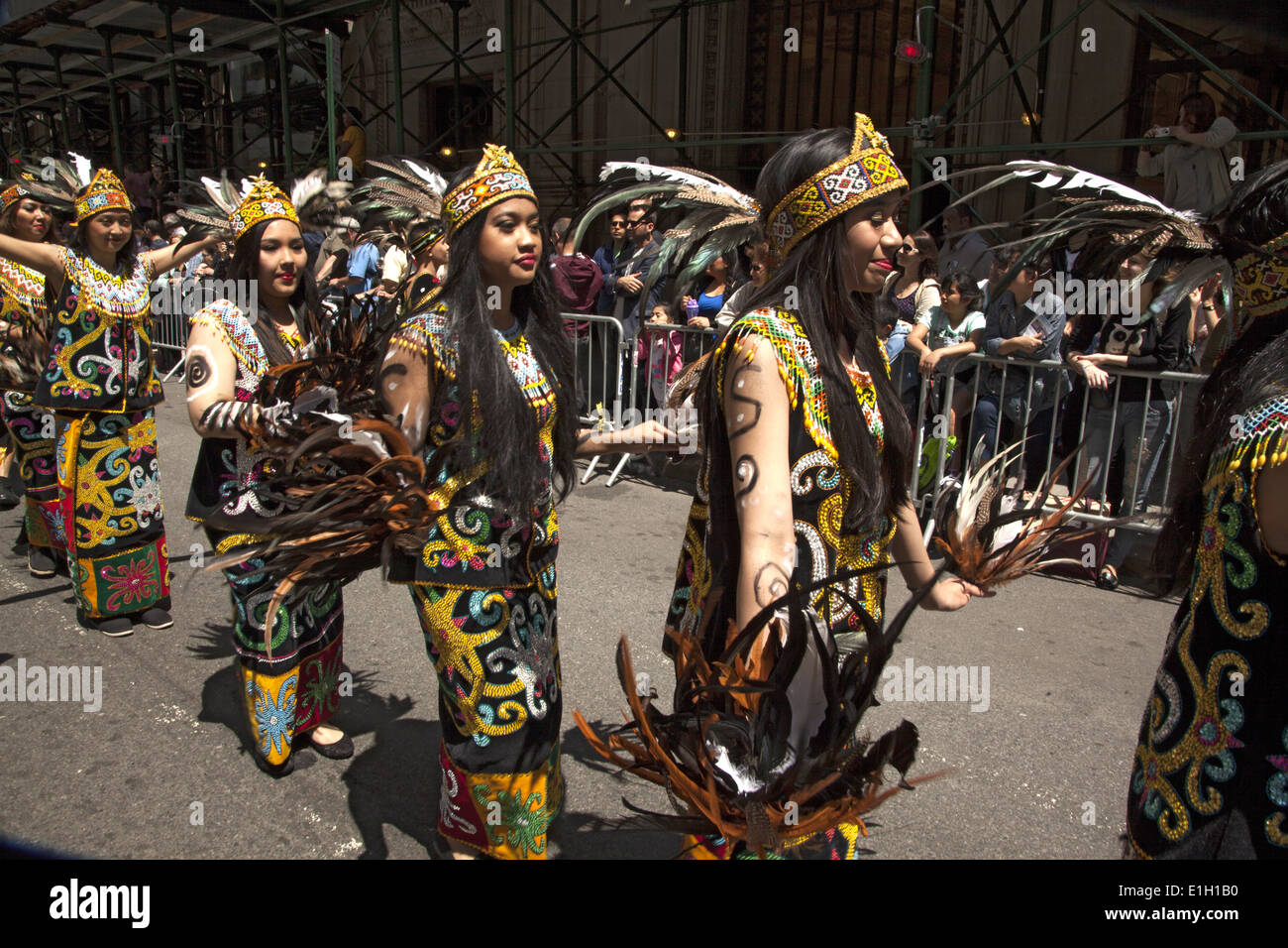 Many dance groups from many different cultures participate in the NYC