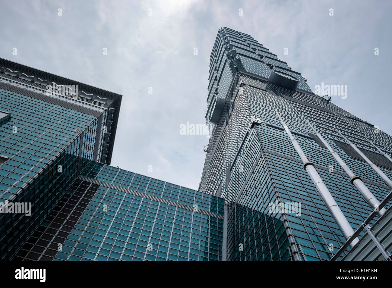 Taipei 101 building, World Financial Center, Taipei, Taiwan. Stock Photo