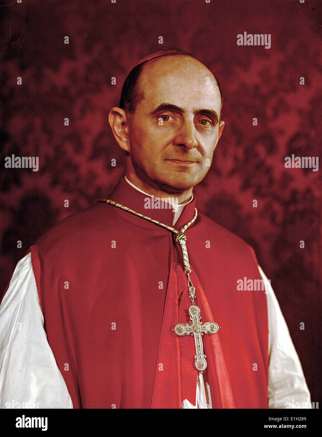 Il Cardinal Montini, future Pope Paolo VI Stock Photo - Alamy