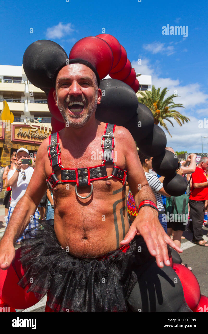 Gay Pride Parade Maspalomas 2014 Stock Photo