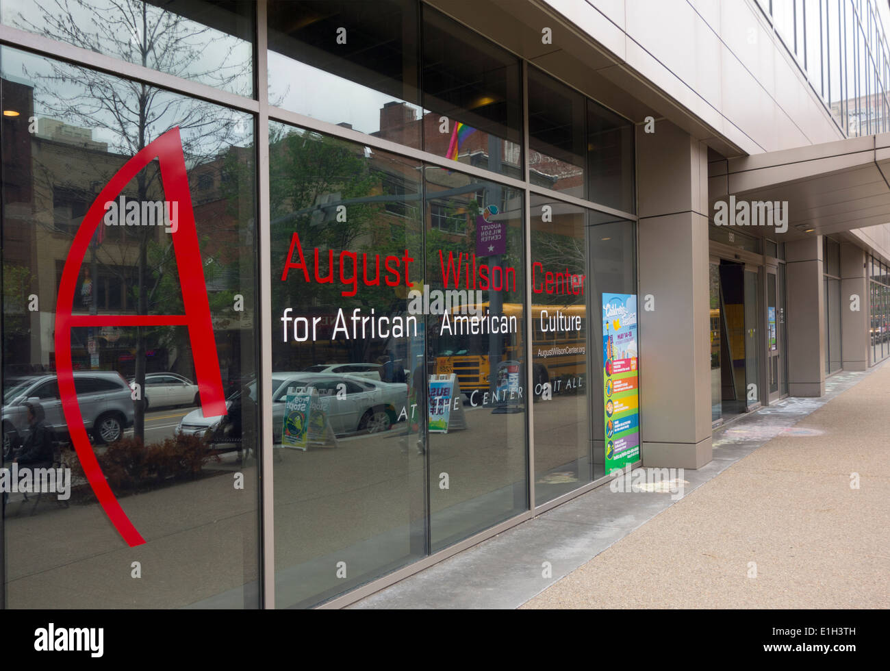 August Wilson center for African American culture Stock Photo