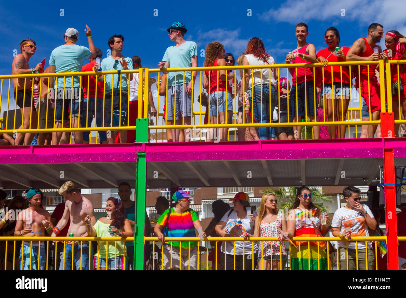 Gay Pride Parade Maspalomas 2014 Stock Photo - Alamy