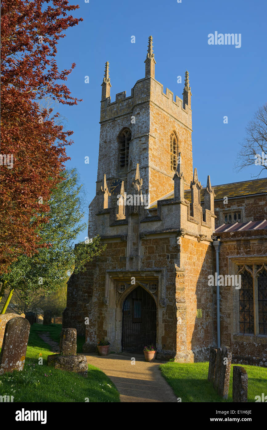 St Peter Ad Vincula parish church South Newington Oxfordshire England ...