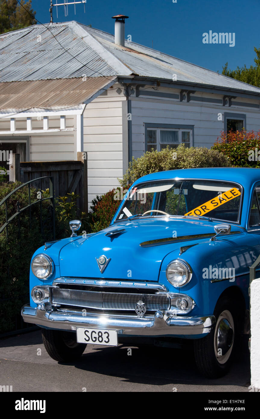 Vintage  Vauxhall Cresta car for sale South Island New Zealand Stock Photo