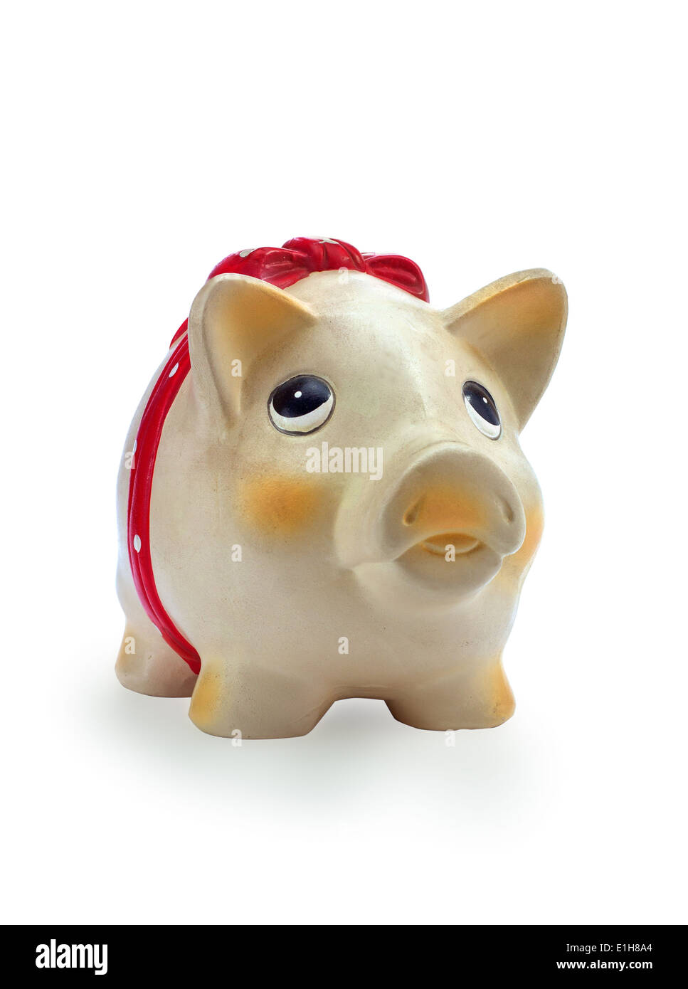 Piggy bank isolated on white background Stock Photo - Alamy