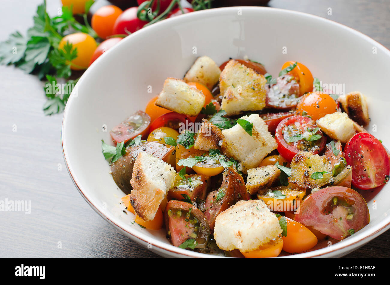 Tomato salad Stock Photo