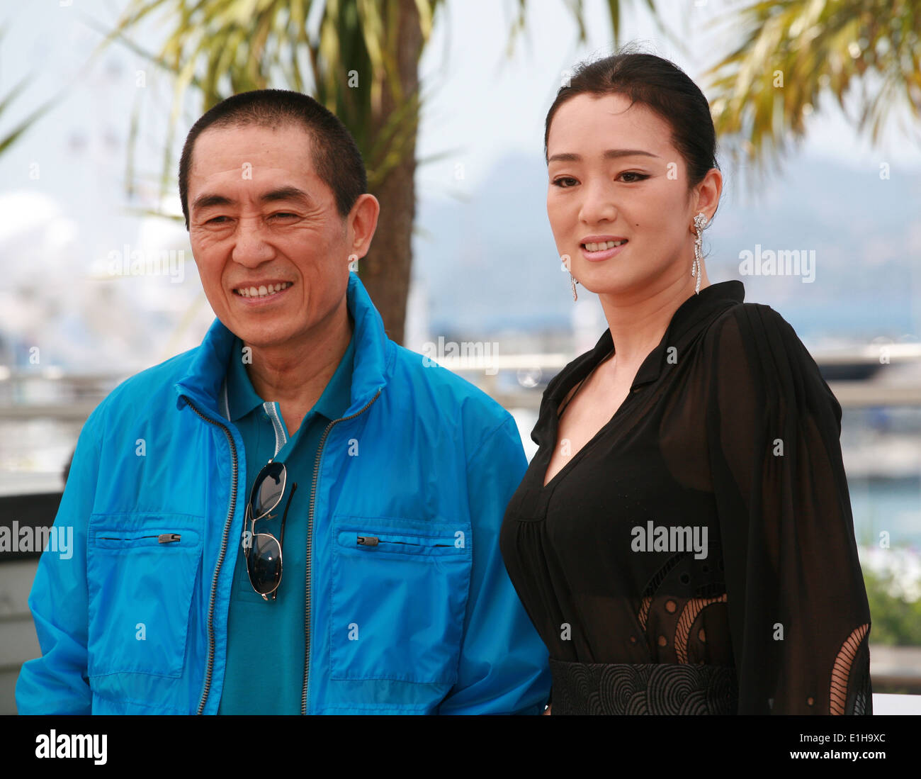 Director Yimou Zhang and actress Gong Li at the photo call for the film