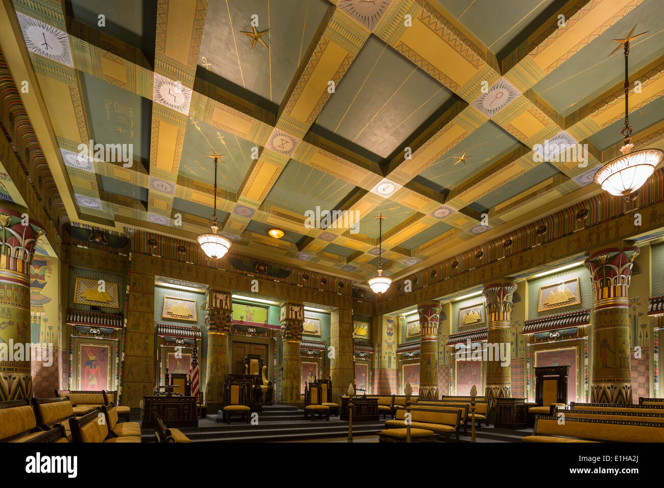 Egyptian Hall, The Masonic Temple, Philadelphia, Pennsylvania, USA