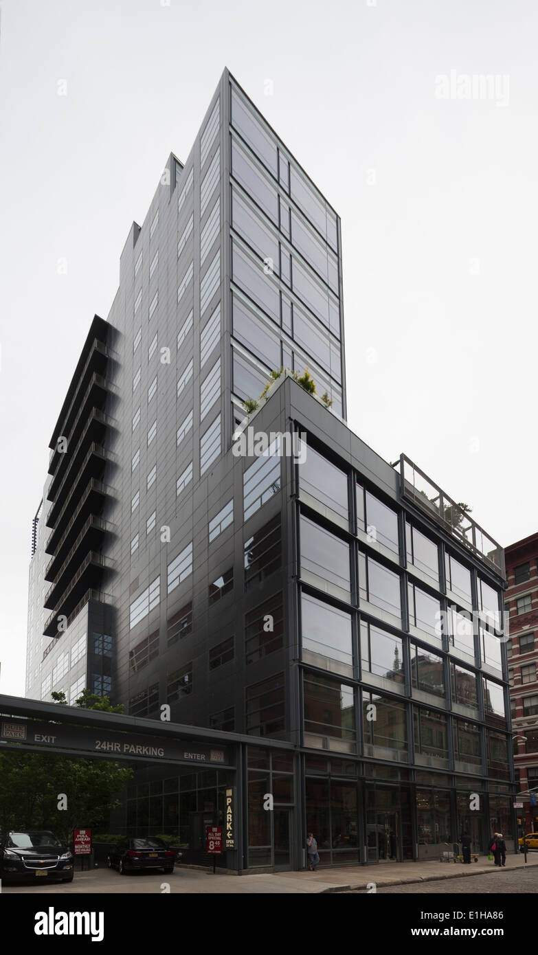 apartment block at 40 Mercer street, designed by Jean Nouvel, Manhattan