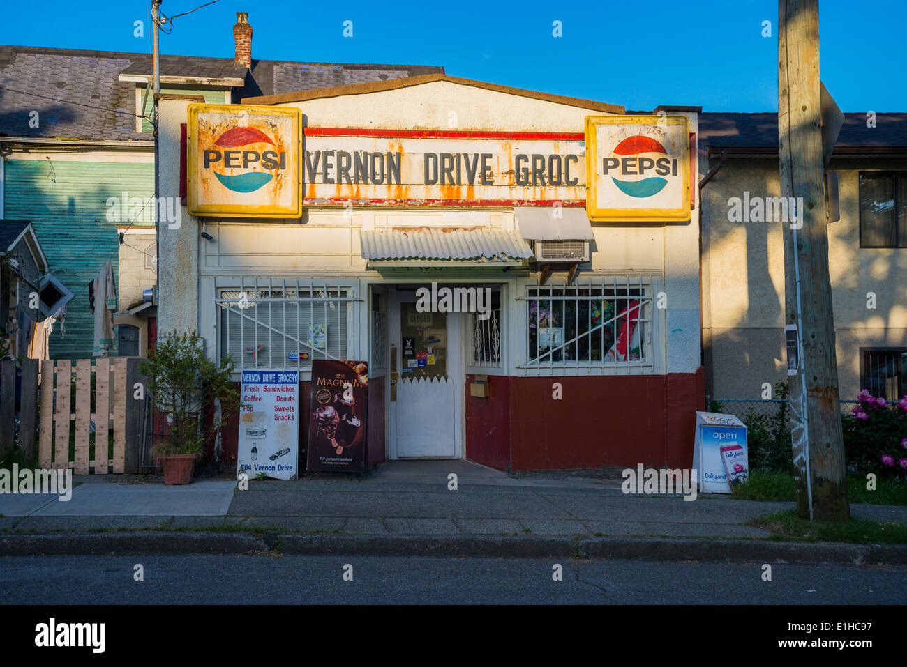Vernon Drive grocery store, Strathcona neighbourhood, , Vancouver