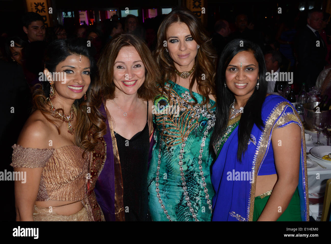 London, UK. 4th June 2014. Elizabeth Hurley attends the Asian Women of Achievement Awards at the London Hilton on Park Lane Hotel. Photo by See li Credit:  See Li/Alamy Live News Stock Photo