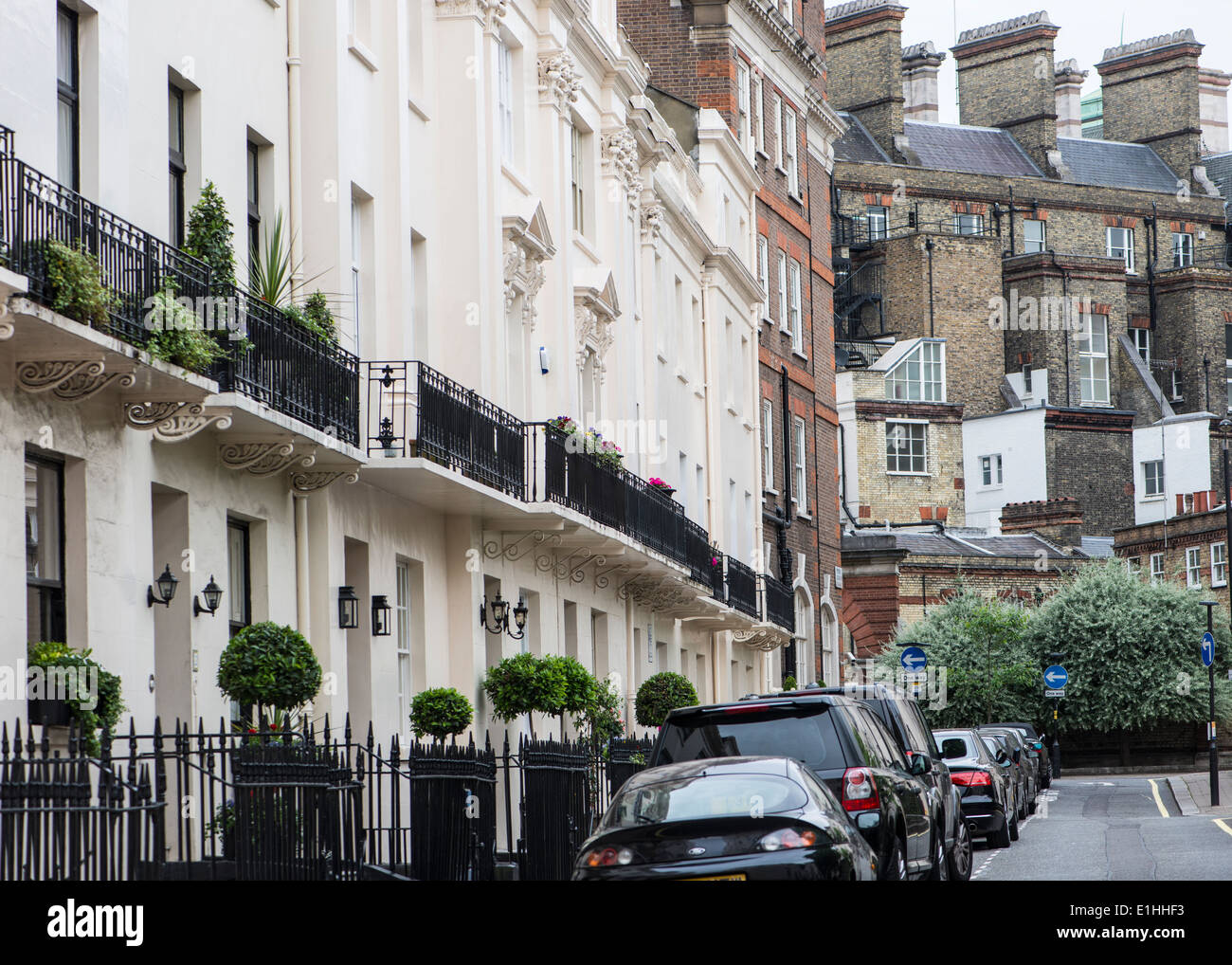 London flats Stock Photo