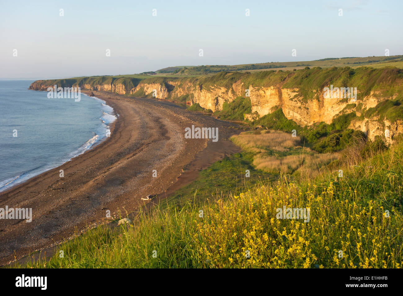 Blast beach at Dawdon near Seaham on the Durham Heritage coast footpath