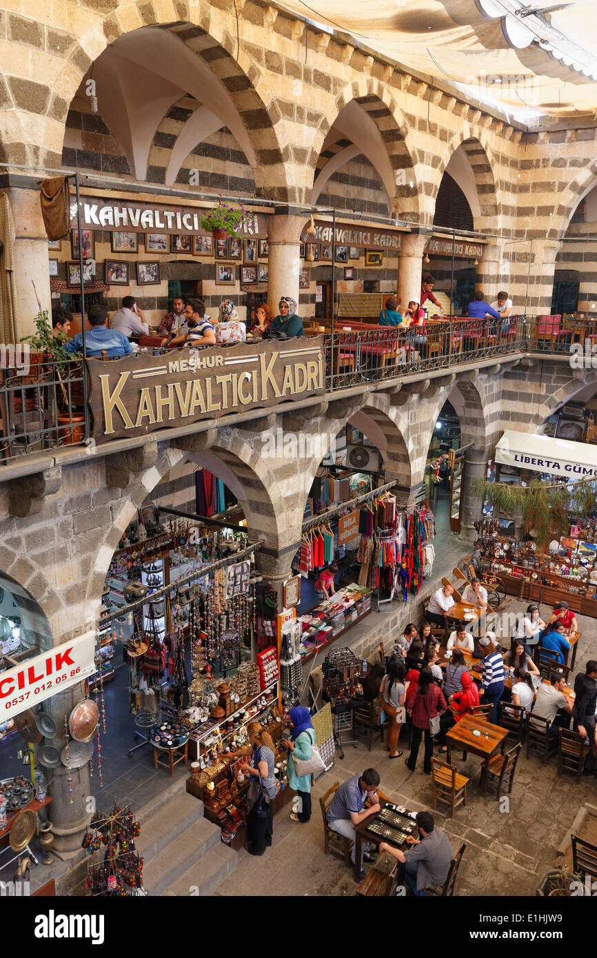 Hasan Paşa Hani or Hasanpasa Hani, former caravanserai, Diyarbakir, Southeastern Anatolia, Anatolia, Turkey Stock Photo